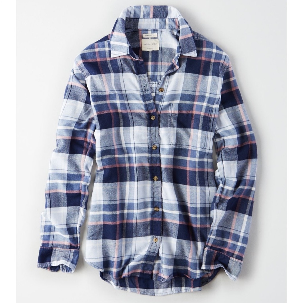 AE AHH-MAZINGLY SOFT plaid shirt (boyfriend fit)